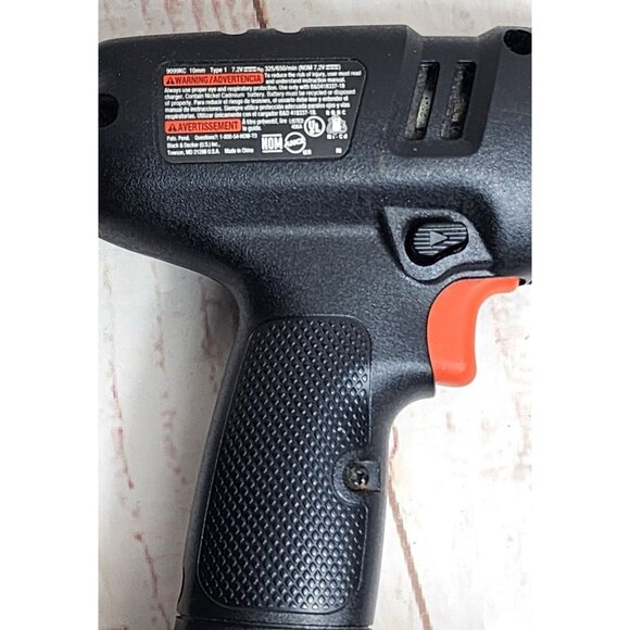 Black & Decker 9099KC 7.2V Cordless Drill – 1/2" Chuck, Dual Speed, NiCd Battery - Picture 2 of 10